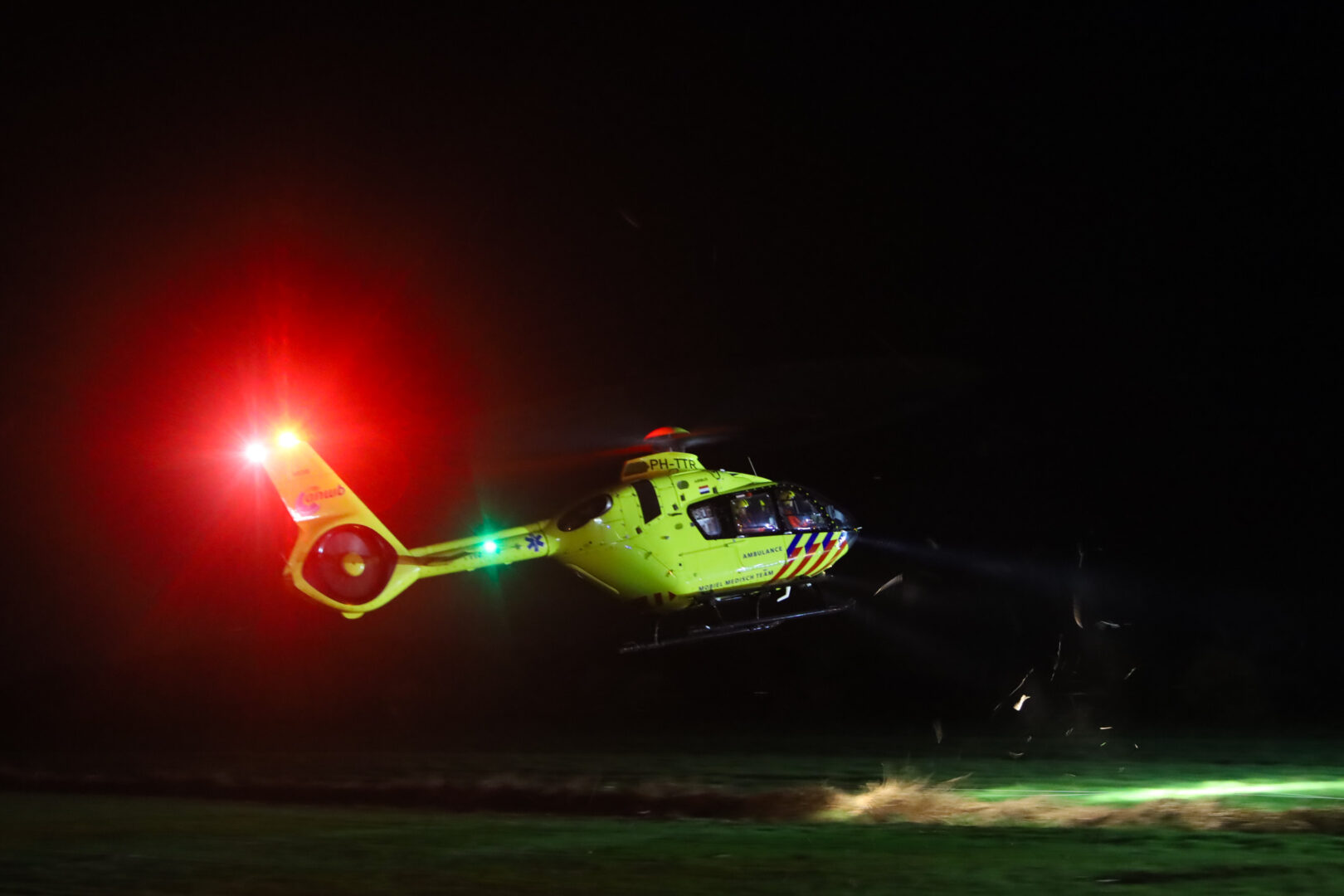 Ernstig ongeval op de Finnen in Nijega